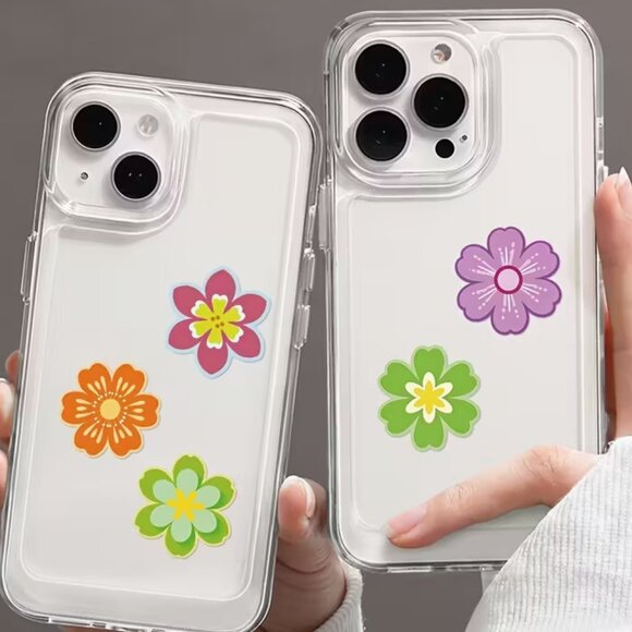 1 Roll of 500pcs Flower Stickers - Colorful Cartoon Floral Designs - Picture 4 of 4